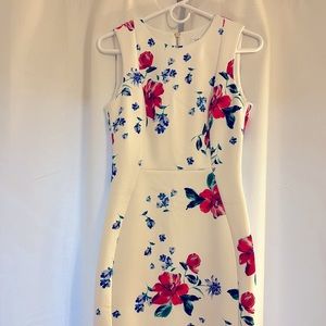Calvin Klein floral print stealth dress size 4